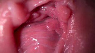 Camera deep inside my creamy pussy