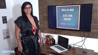 Teacher gets cum in the mouth