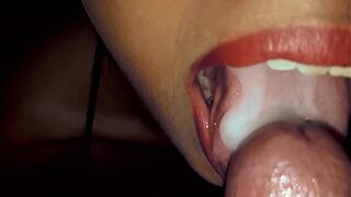 Compilation of cumshots in the mouth and swallowing cum perverted stepsister's semen
