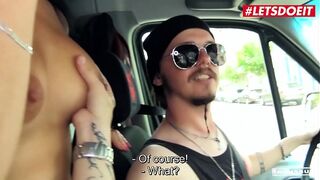 Rough sex In the bums bus for natural tits hottie - LETSDOEIT.COM