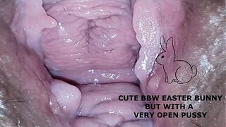 What a cunt of this bbw easter bunny
