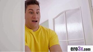 Italian Hottie Gets A Hard Cock Workout Instead Of The Gym