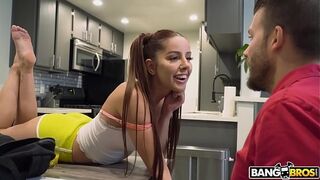 BANGBROS - Slutty Teen Vanna Bardot Taking Dick From Her Step Brother Whilsts On Lockdown