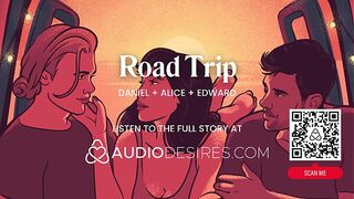 Car Threesome with Boyfriend and His Best Friend – Double Penetration, Anal & Risky Public Hookup – ASMR Porn Audio Roleplay