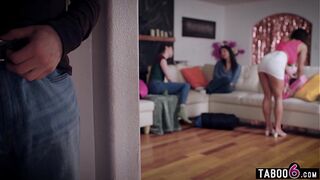 Step daughter just turned 19 and her step dad threw a sex party for her