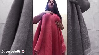 Sexy big ass takes a hot shower and she has a very horny body to fuck all day