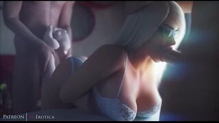 3d table footjob work