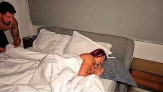 Redhead Alejandra Palacios Gets Rimming Foot Licking Squirt and Creampie