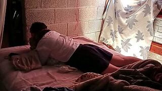 What would you do in this situation? Insecure student records herself with her teacher for xvideos. Video captured by webcam.