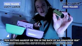 "POV Putting Makeup On You in the Back of an Unmarked Van"