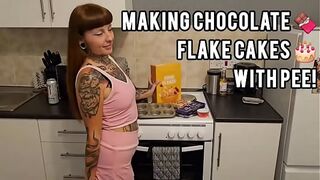 WHO LIKES CHOCOLATE FLAKE CAKES? EVEN BETTER WITH PEE!VIDEO IN COMMENTS