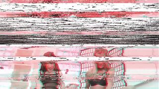 Pee Between Girls, Silvia Dellai & Dalila Dark, 2on2, DAP, Big Gapes, Pee Drink, Squirt Drink, Cum in Mouth, Swallow GIO2003