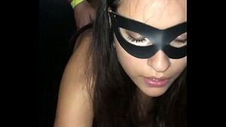 I distribute my pussy at the swingers club - Hot Brazilian hotwife goes to a swingers club and distributes her pussy for the men to pound while her cuckold husband films.