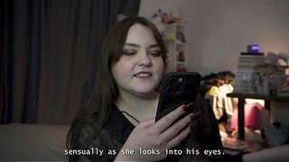 Porn story - they share a cum-filled kiss together after a sweet pegging