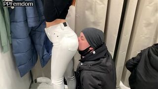 Public Femdom Worship Goddess Kira in Jeans Petite Princesses FemDom