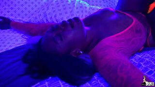 Shanice Luv gets her big black ass pounded by The PURGER