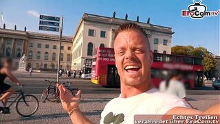 German single girl next door try public blind date and get fucked