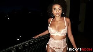 Ebony Tean Alina Ali Cock Straddling And Angel Youngs Huge tits Mesmerize